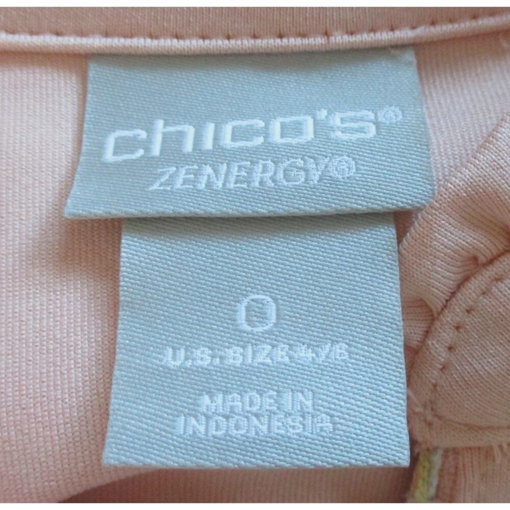 Chico's Zenergy Women's Skort & Shirt Set Peach NWT Size 4/6 - Picture 16 of 16